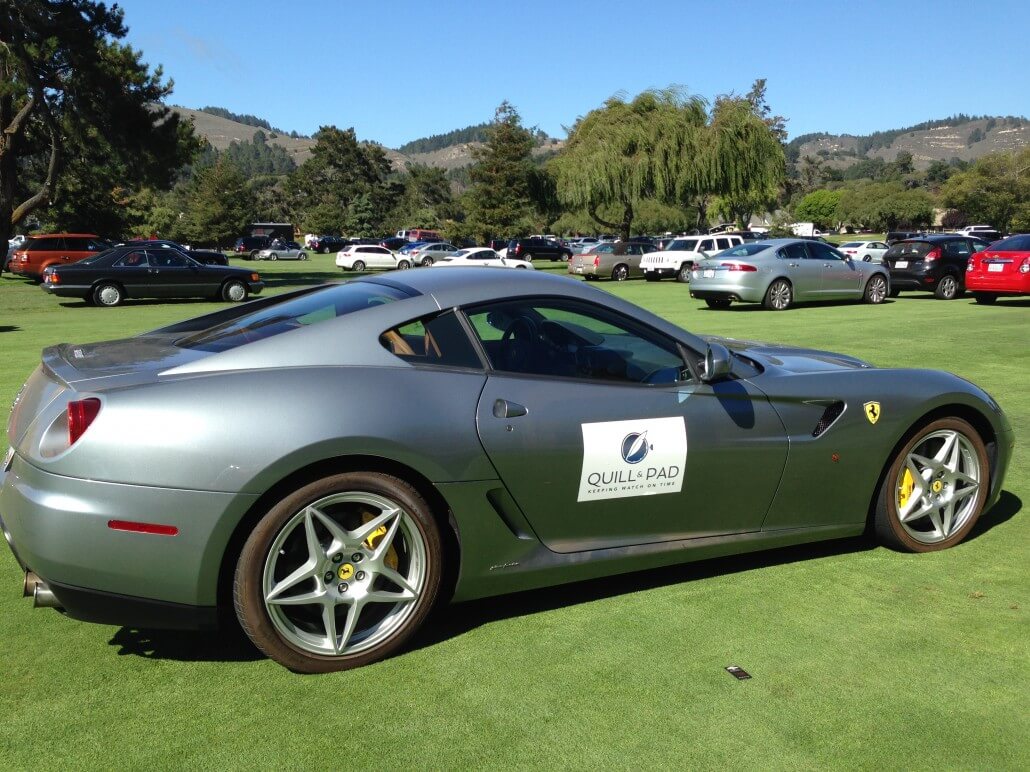 The Quill & Pad Ferarri at the 2014 Pebble Beach Concours