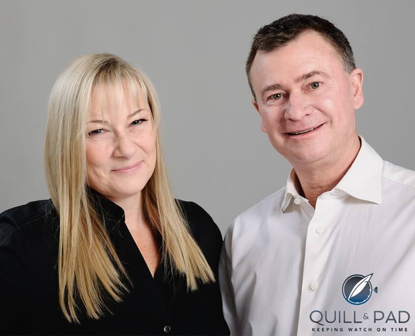 Elizabeth Doerr and Ian Skellern