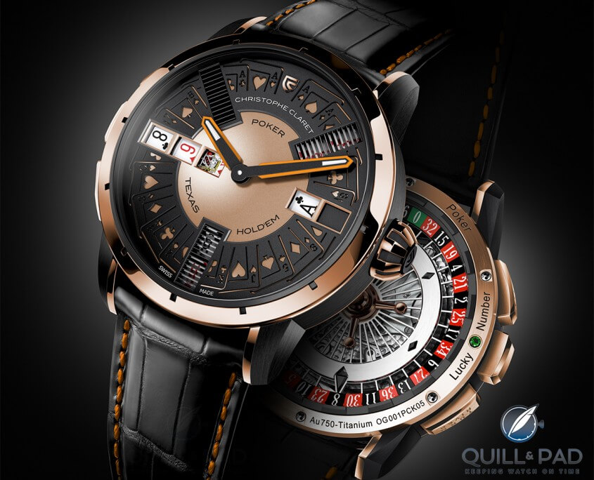 Christophe Claret Poker in red gold
