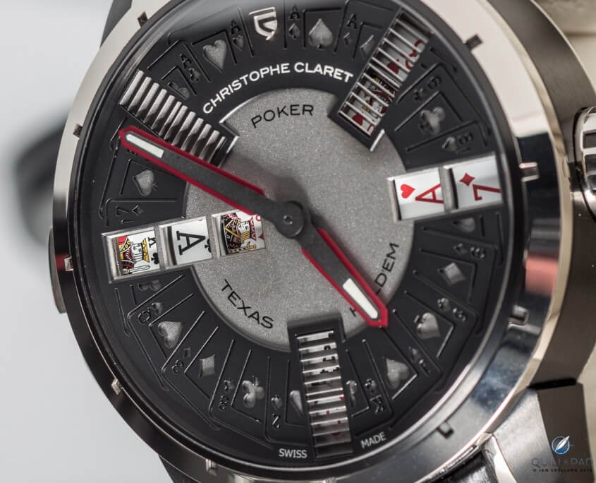 Christophe Claret Poker - slatted blinds hide the cards from other players