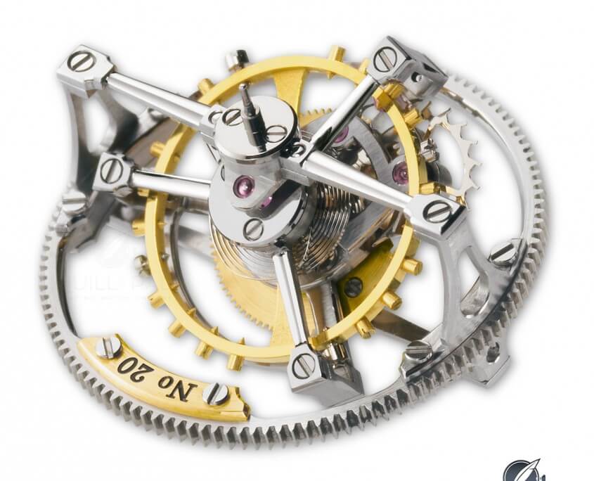 Greubel Forsey Double Tourbillon 30° mechanism