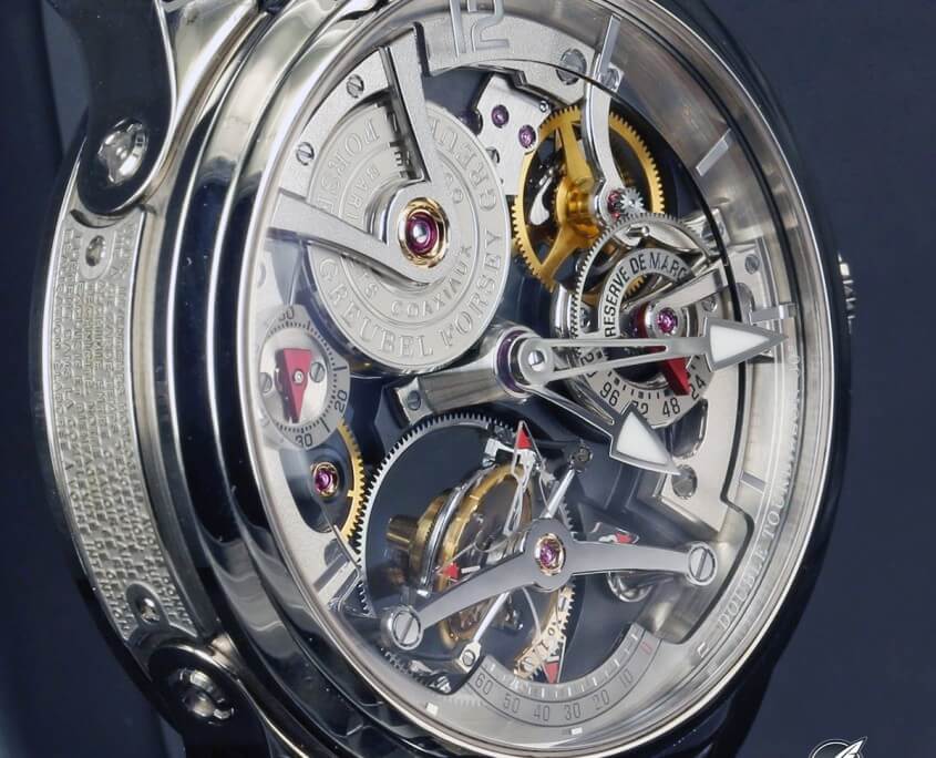 Greubel Forsey Double Tourbillon Technique. Photo courtesy Malik Bahri.