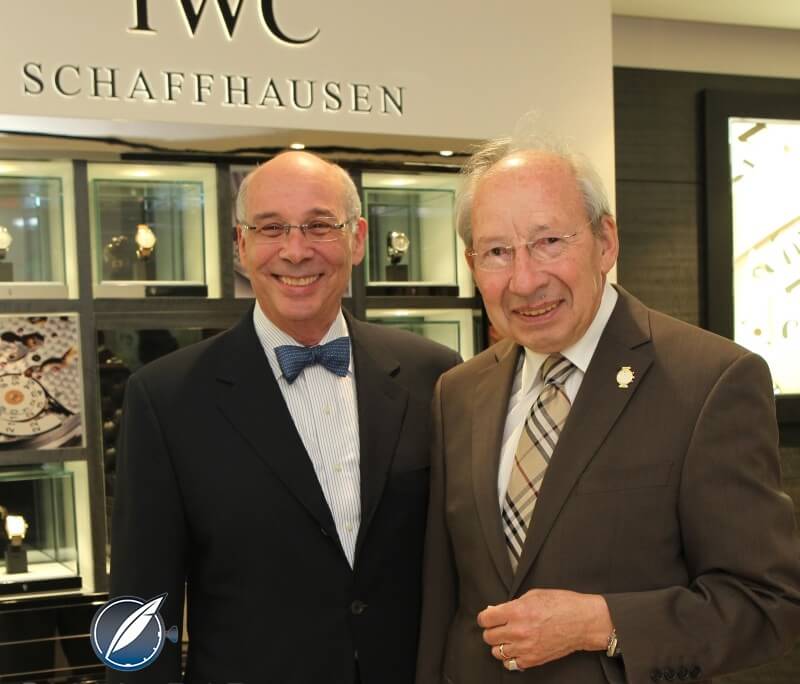 Michael Friedberg with IWC's Kurt Klaus