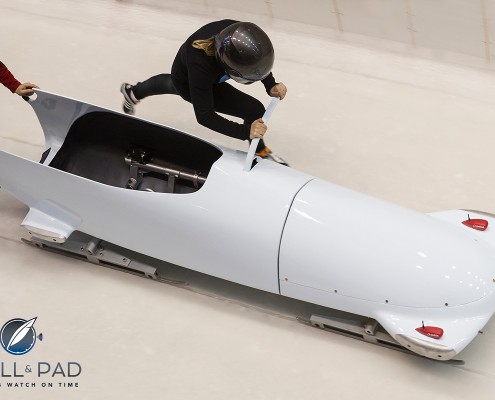 Omega timing instruments for Olympic bobsleds