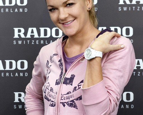 Rado ambassador Agnieszka Radwanska