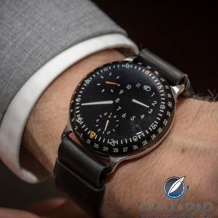 Ressence Type 3 on the wrist