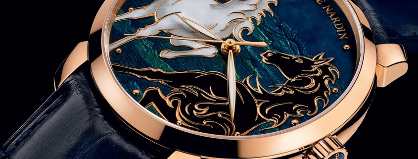 Ulysse Nardin enameled Classico horse