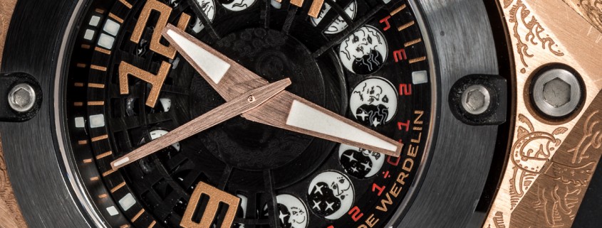 Linde Werdelin Oktopus Moon Tattoo dial