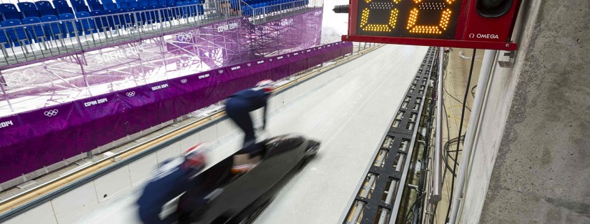 Omega timing bobsleigh