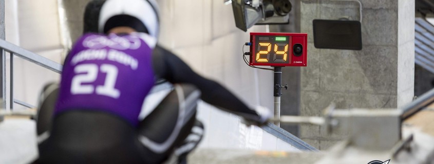 Omega timing bobsleigh start
