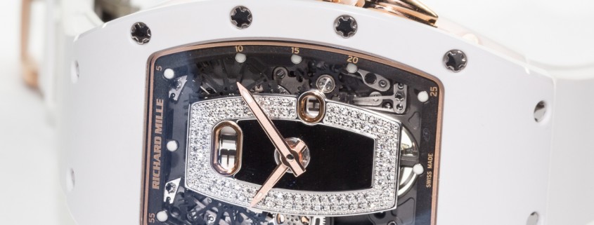 Richard Mille RM037 in white ceramic and red gold