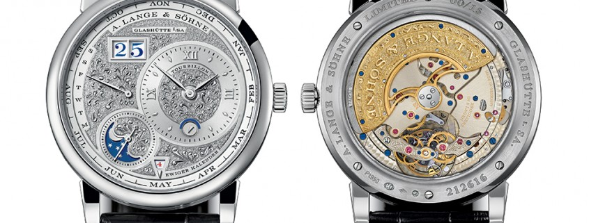 Lange 1 Tourbillon Perpetual Calendar Handwerkskunst in