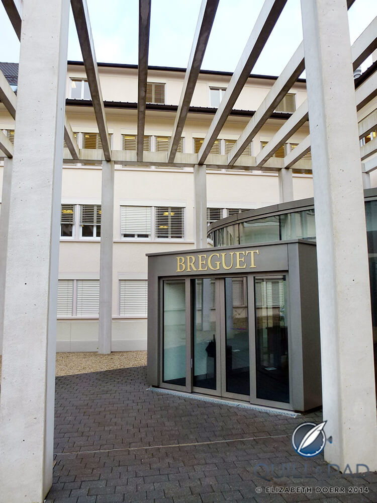 Entrance to the Breguet manufacture