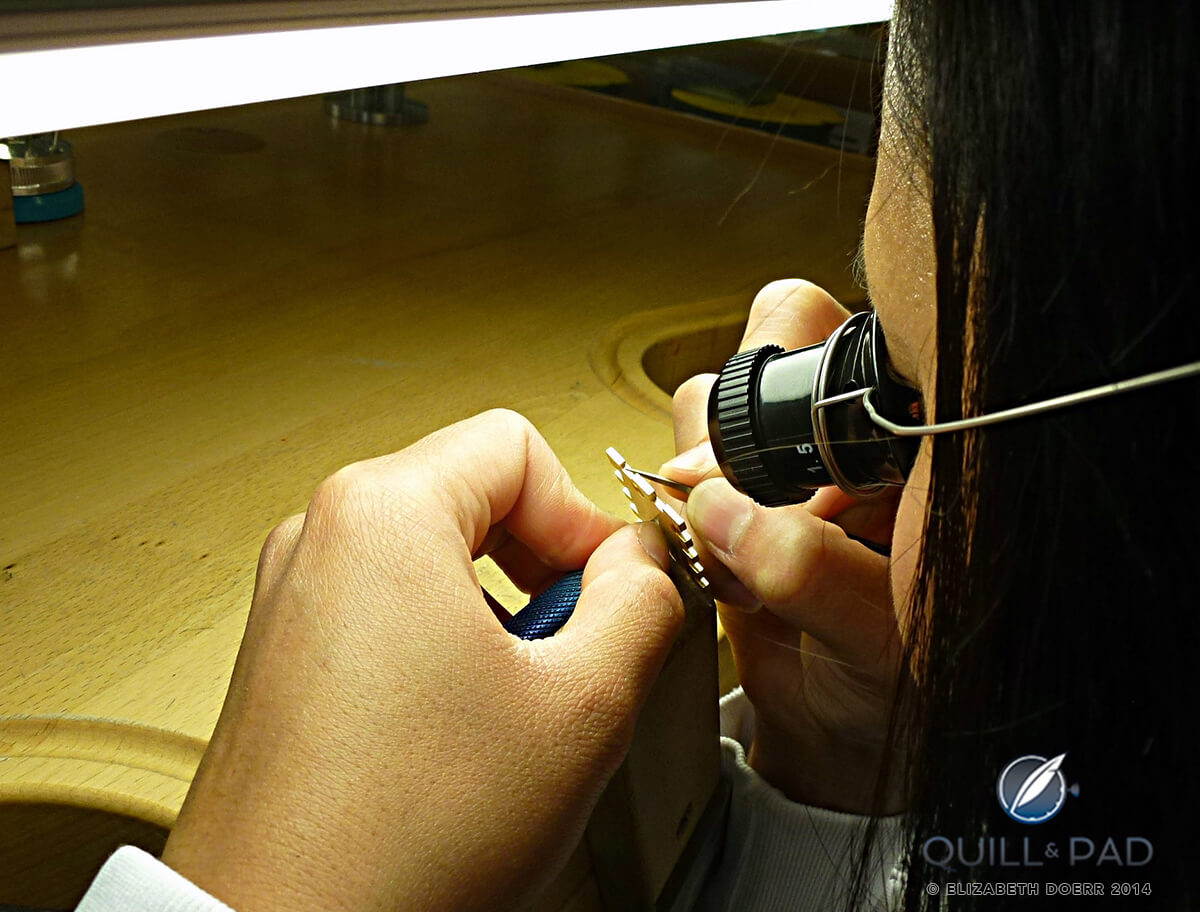Beveling at Breguet