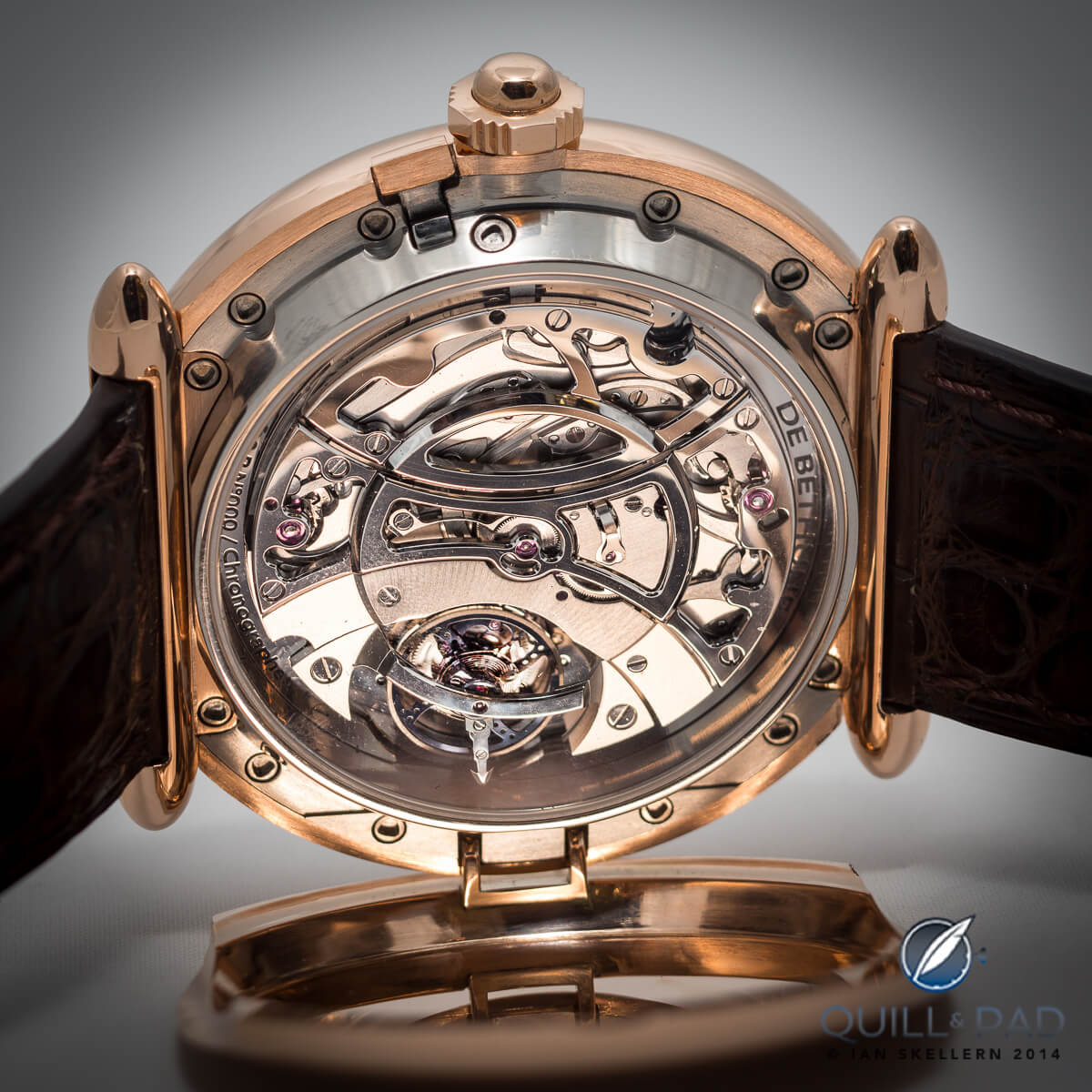 Movement of the De Bethune DB29 Maxi Chrono Tourbillon