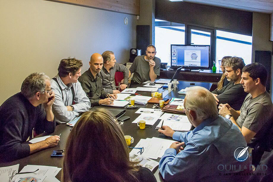 Le Garde Temps project meeting at Greubel Forsey