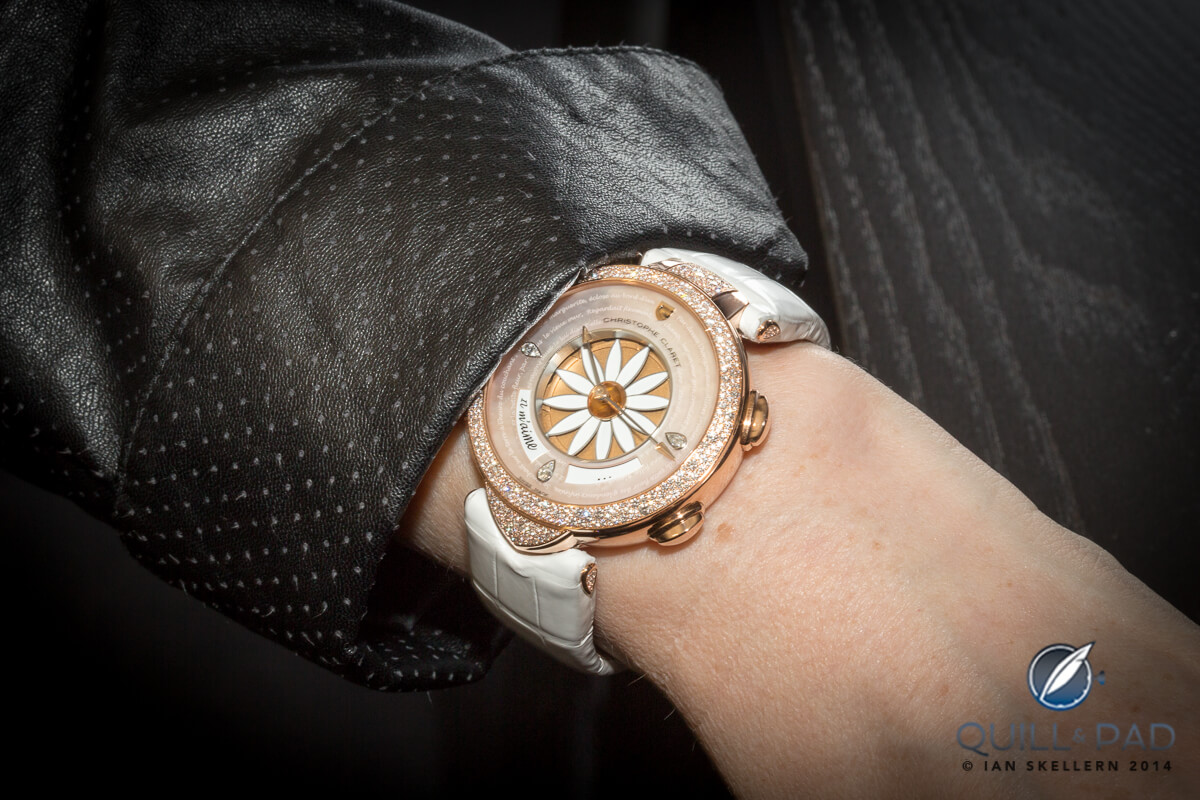 Christophe Claret Margot on the wrist