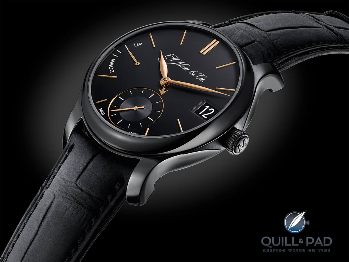 Moser Perpetual Calendar in black titanium