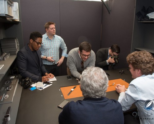 The Hodikee team visiting the Ressence stand at Baselworld