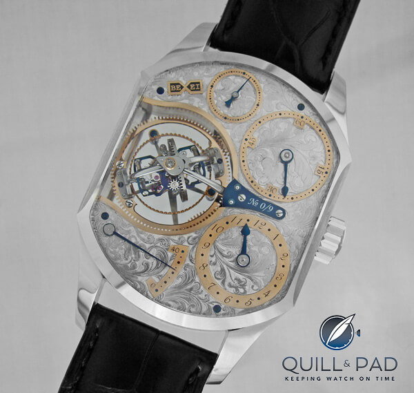 Primus triple axis tourbillon by Aaron Bexei