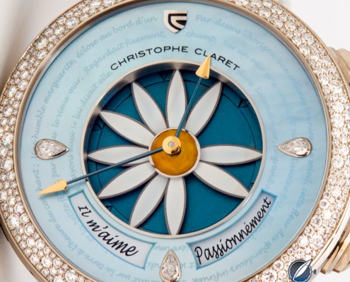 Christophe_claret_8201 White petals, blue dial and sparkling diamonds on the Christophe Claret Margot