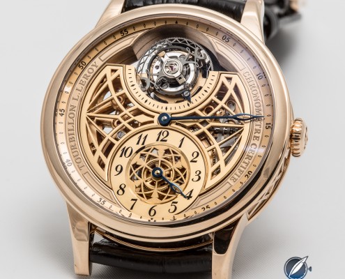 L.Leroy Osmior Tourbillon automatic regulator skeleton