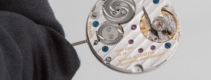Nomos Caliber DUW 4401 with Swing System escapement