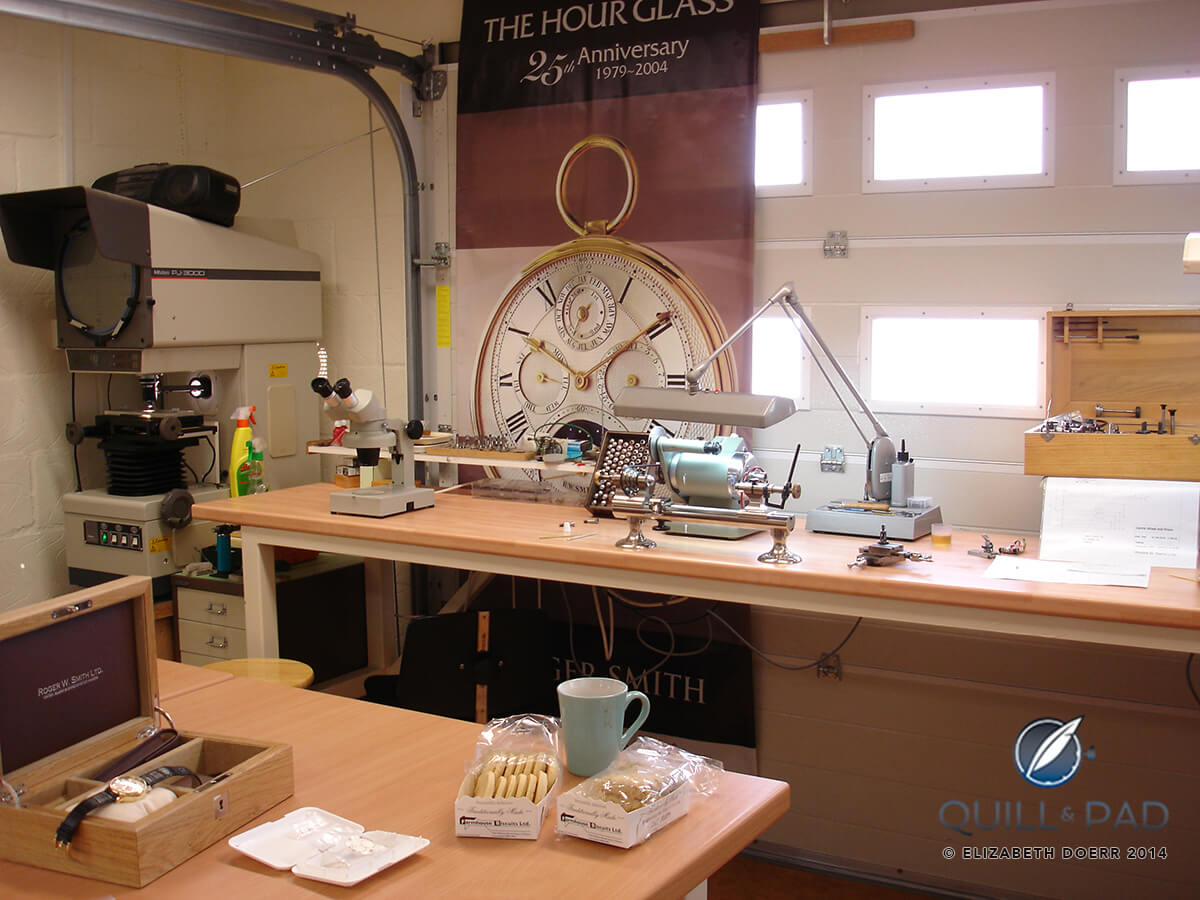 Roger Smith's atelier on the Isle of Man