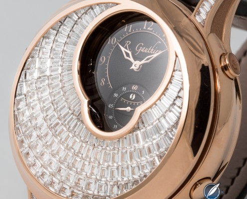 Romain Gauthier Logical one Secret "Diamonds" in red gold