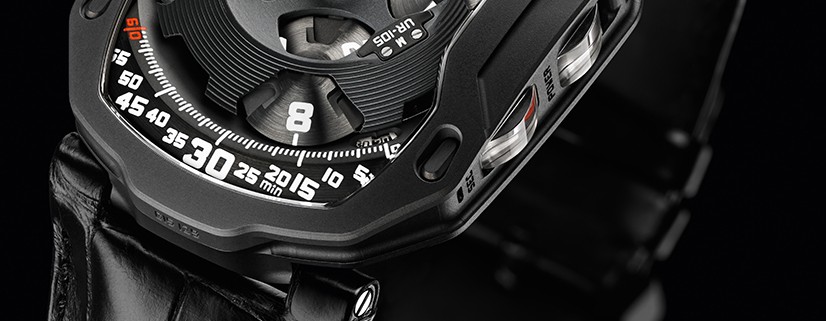 The UR-105M Dark Knight with AlTiN treated steel bezel