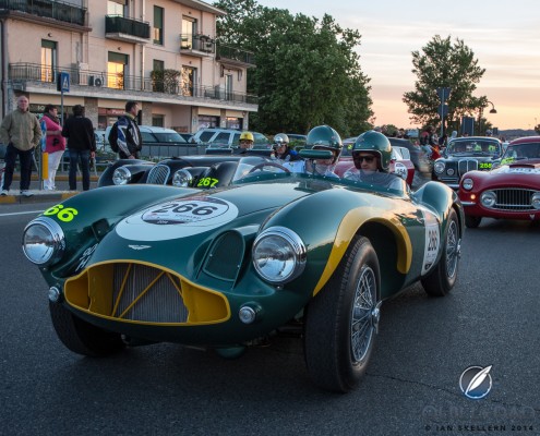 1953_Aston_Marin_DB3_1361 Thierry Lombard and Mathias Beche driving a sensually sculptured 1953 Aston Marin DB3