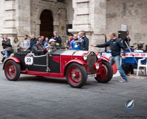 1927 Lancia Lambda Type 221 Spider at a time check in the 2014 Mille Miglia