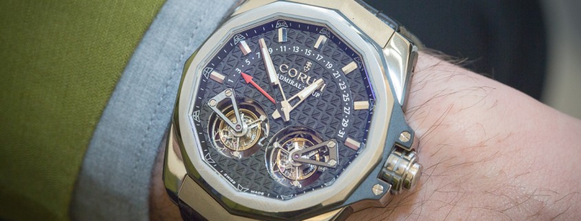Corum Admirals Cup AC-One 45 Double Tourbillon on the wrist