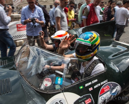 Bruno_Senna_Martin_Brundle_Siena_Mille_Miglia_1838 Bruno Senna and Martin Brundle arriving in Siena in the 2014 Mille Miglia