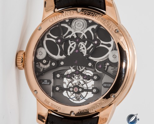 Back of the Girard Perregaux Neo-Tourbillon Three Bridges