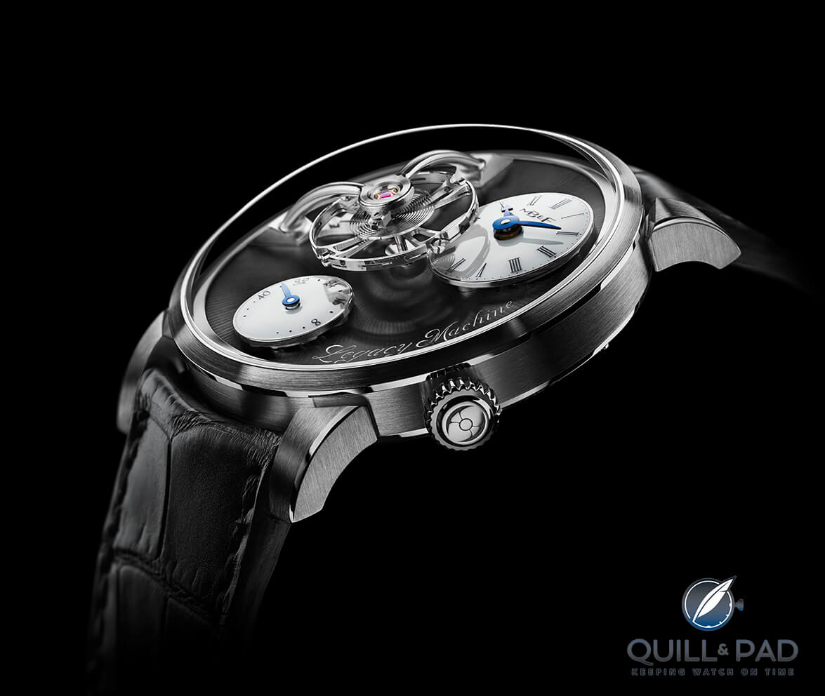 MB&F LM101 in white gold