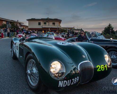 Mille_Miglia_Brian_Johnson_1354 Stunning lines of the 1953 Jaguar C-Type driven by AC/DC singer Brian Johnson and Mark Dixon