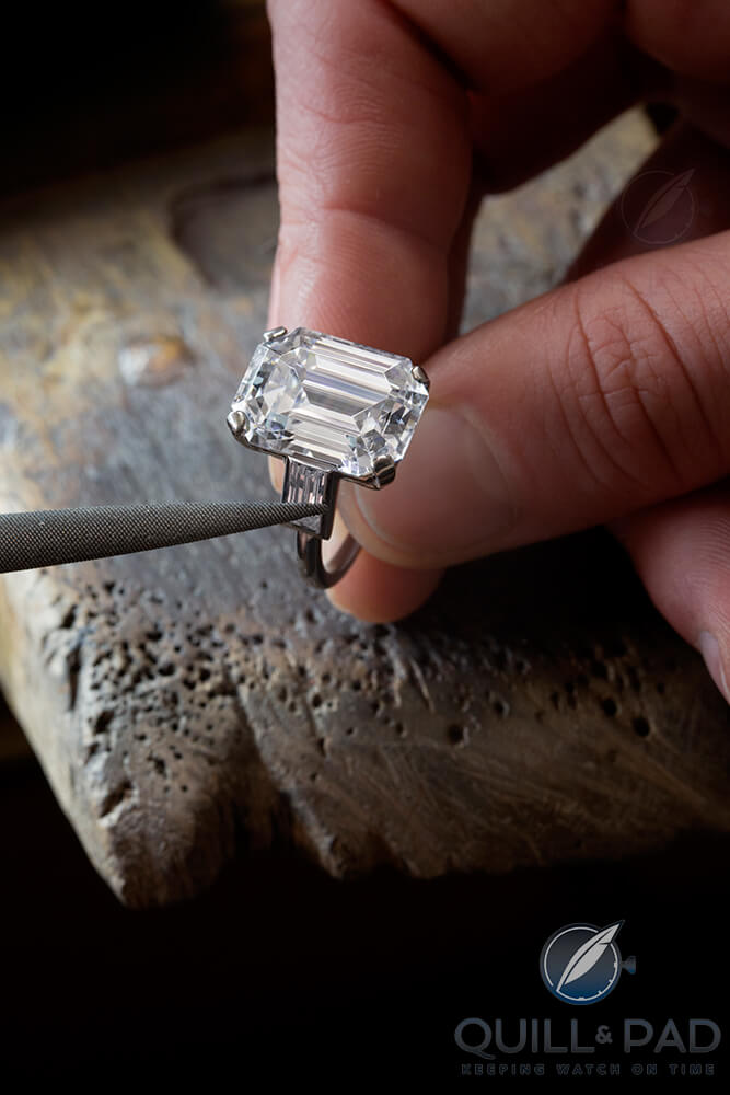 Reproduction of Grace Kelly's engagement ring