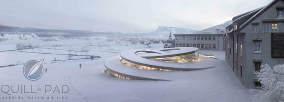 Artist's impression of the proposed new building at Audemars Piguet