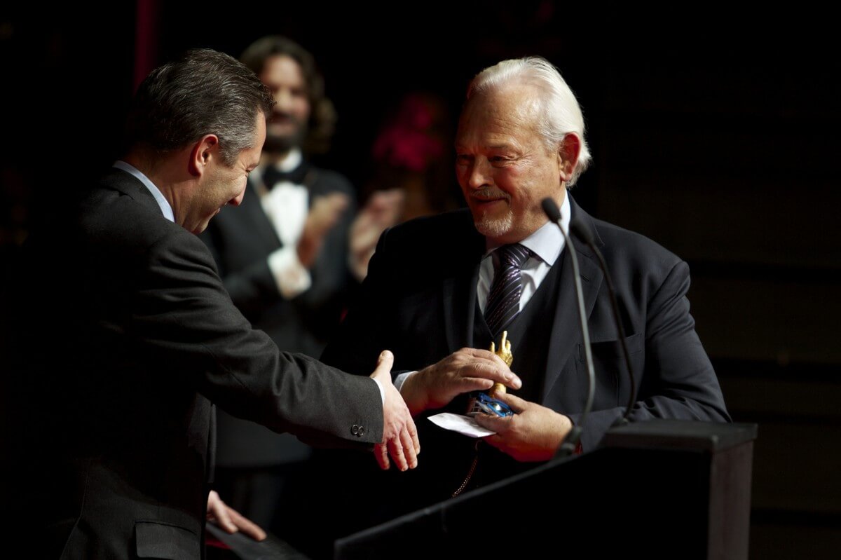 Philippe Dufour receiving the Jury's Special Prize in 2013