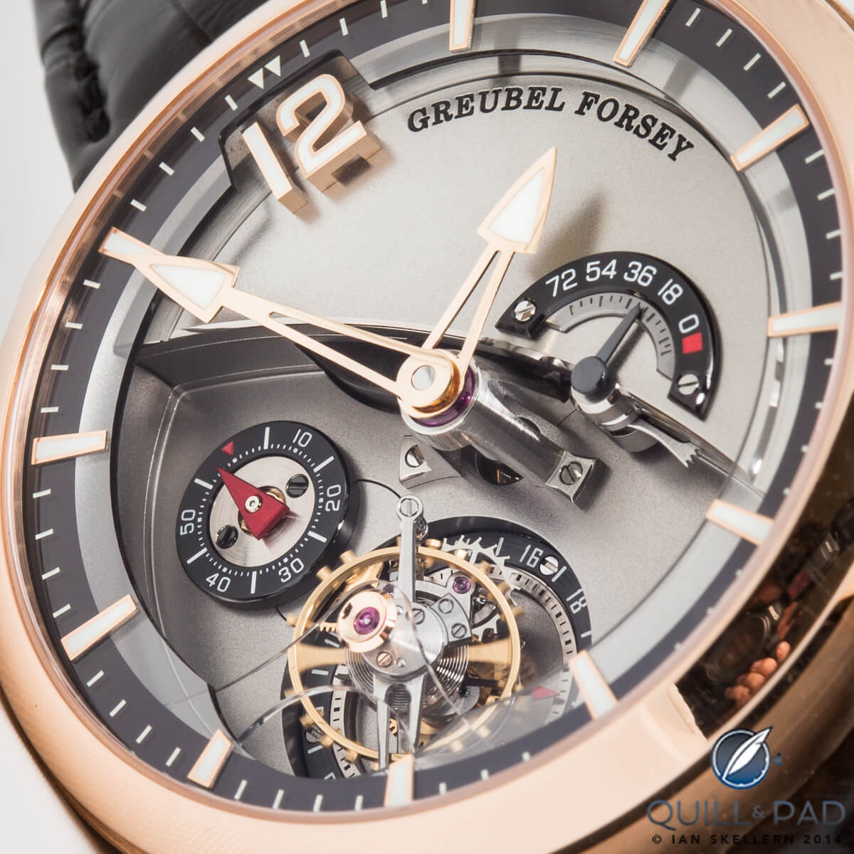 Three dimensional dial of the Greubel Forsey Tourbillon 24 Secondes Contempory