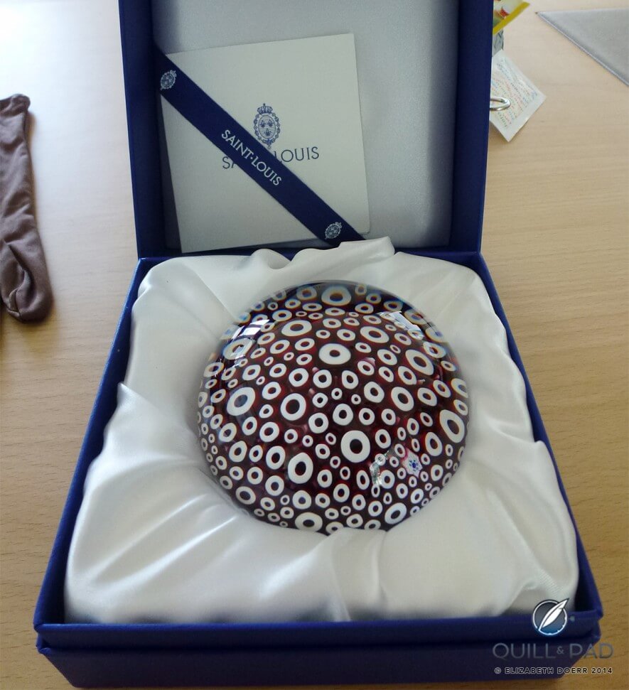 Vintage Cristalleries de Saint-Louis paperweight