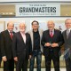Horogasm Tan with Michael Tay of the Hour Glass and independent watchmakers Kari Voutilainen, Laurent Ferrier, Philippe Dufour, and Roger Smith. Photo courtesy www.LaurentFerrier.ch
