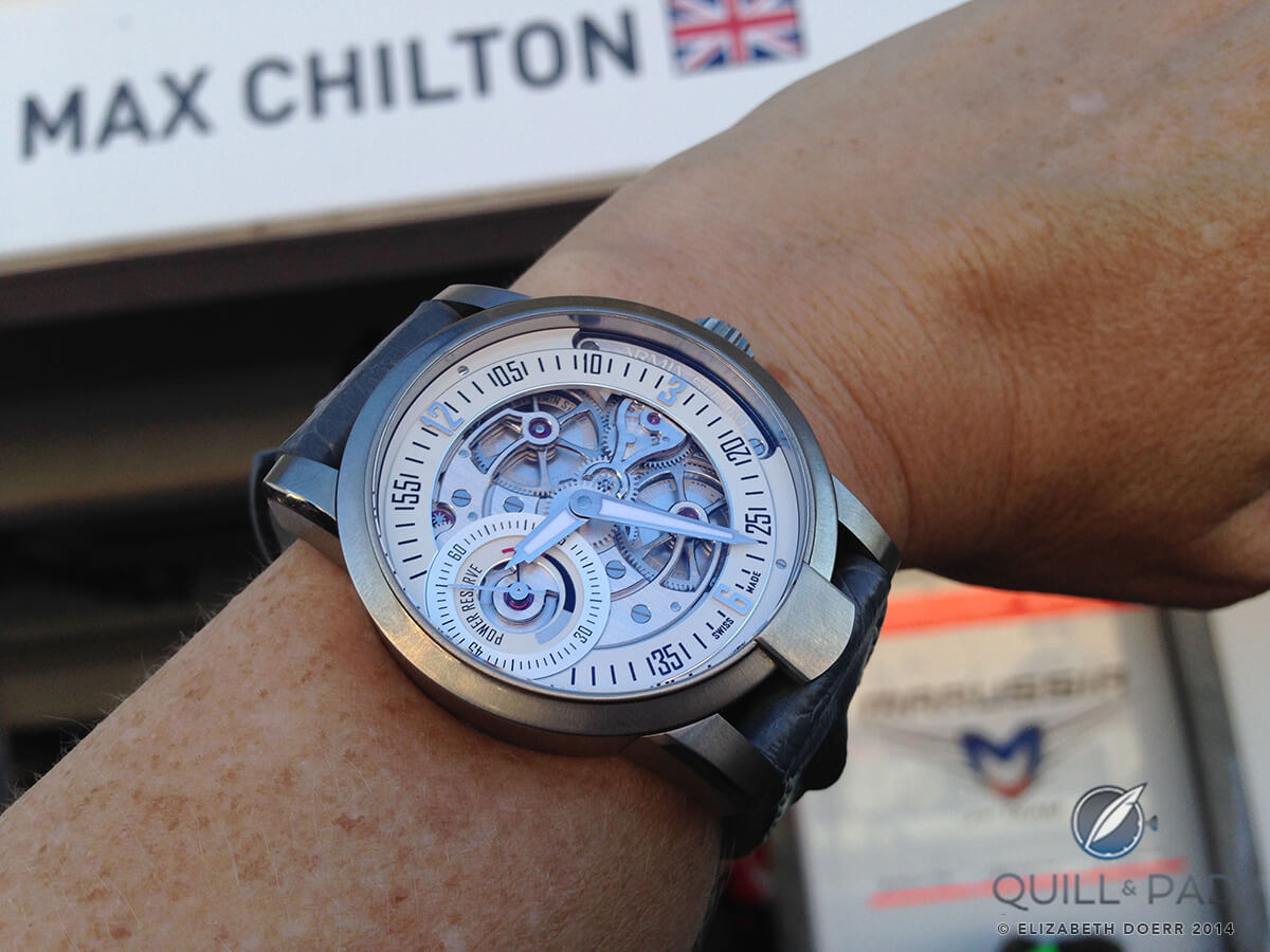Armin Strom One Week Air Special Edition looking good on your author's wrist