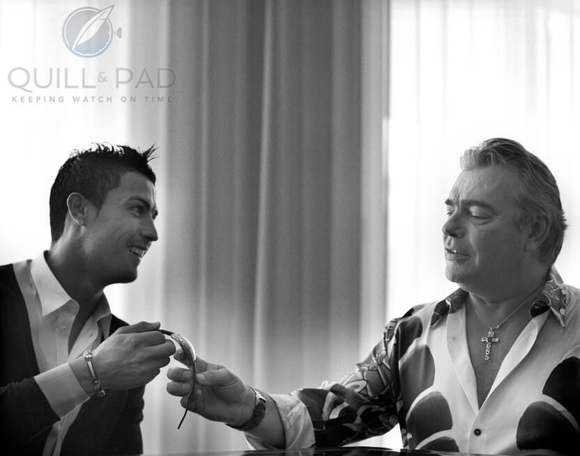 Ronaldo (left) and Franck Muller.