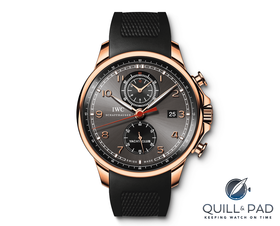 IWC Portuguese Yacht Club in red gold