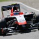 Marussia F1 driver Max Chilton at the 2014 Hockenheim Grand Prix