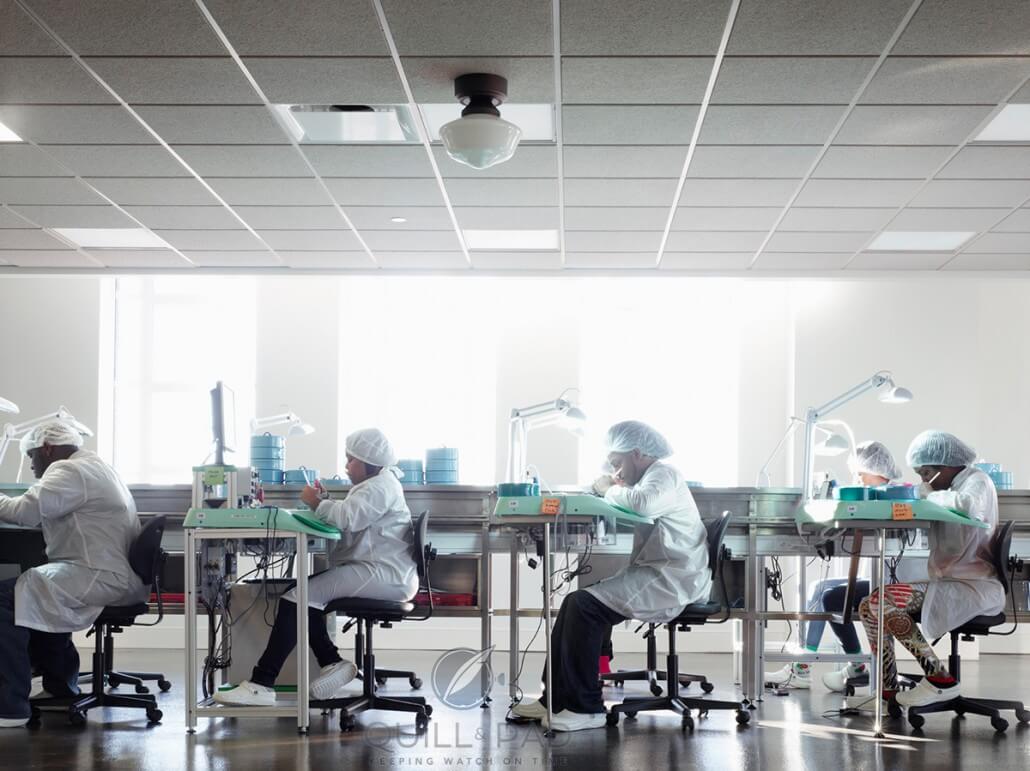 The high tech Shinola factory in Detroit