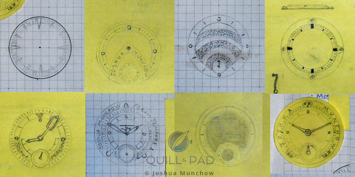 A few of the many sketches from the previous months. Take note the incredible artistic skills
