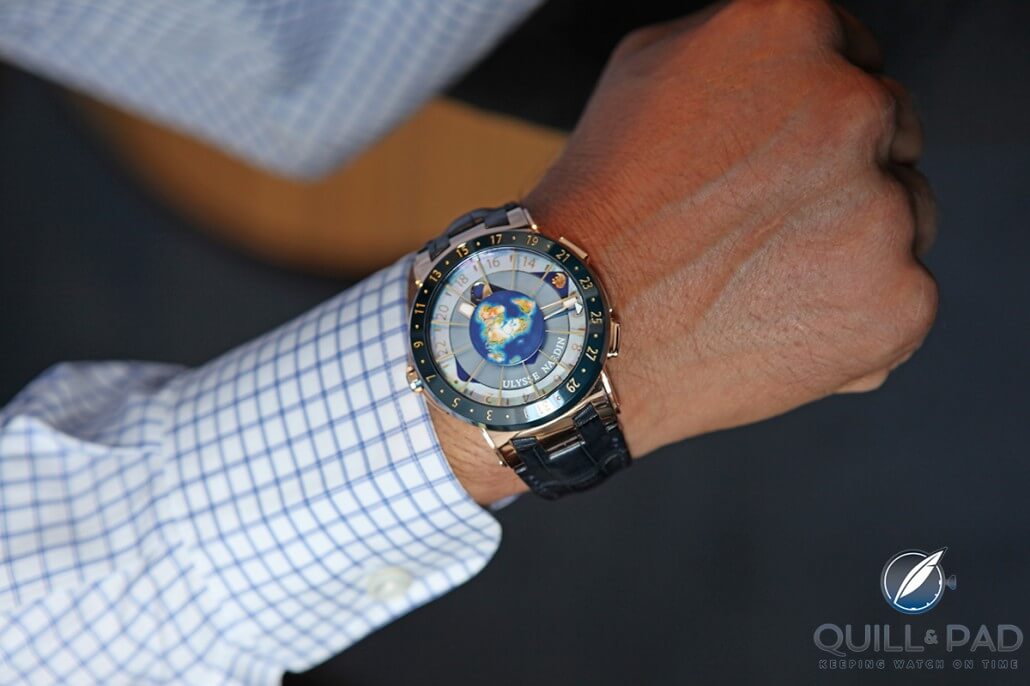Ulysse Nardin Moonstruck on the wrist